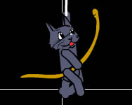 Cat with bow golf online