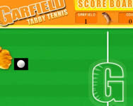 kutys macsks - Garfield Tabby Tennis