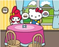 Hello Kitty and friends restaurant kutyás macskás ingyen játék