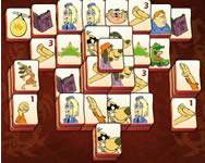 Hong Kong phooey mahjong the dog kutyás macskás HTML5 játék