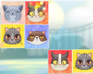 Kitten match kutyás macskás HTML5 játék