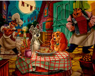kutys macsks - Puzzle mania Lady and the Tramp